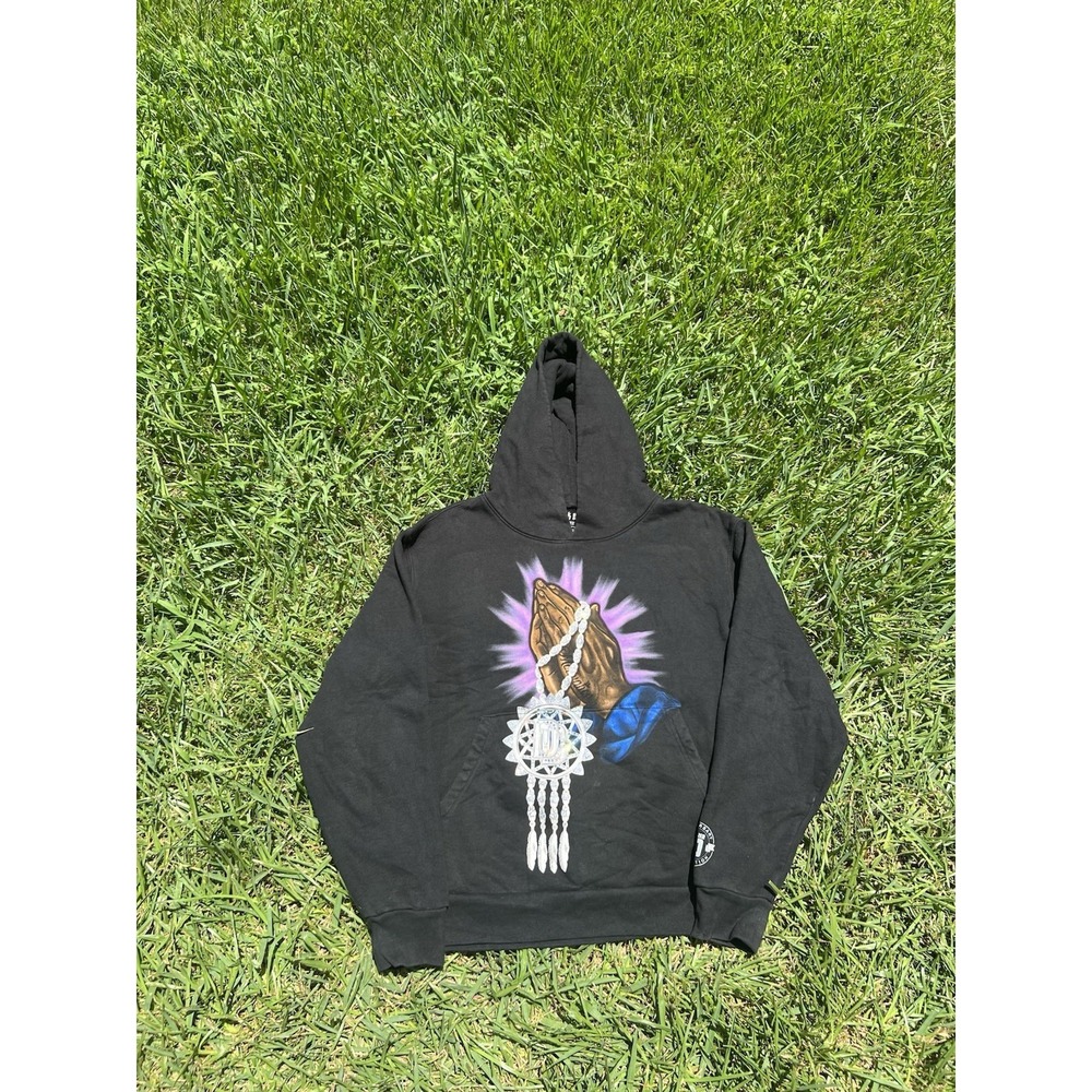 Meek Mill Dreams And Nightmares 10 Years Anniversary Hoodie Size M Black Graphic